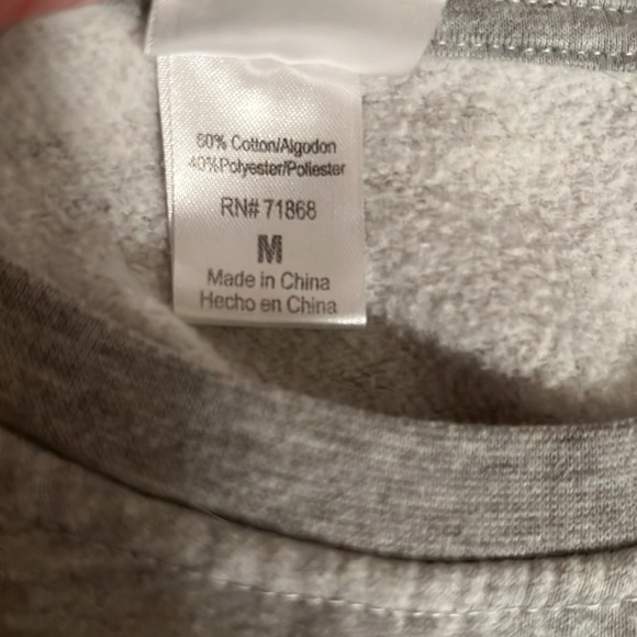 “I prefer dogs over people” sweatshirt, crew neck, gray, size M - Picture 4 of 5